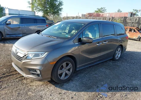 2019 Honda Odyssey Ex-L из США, поврежденный, VIN 5FNRL6H75KB131724